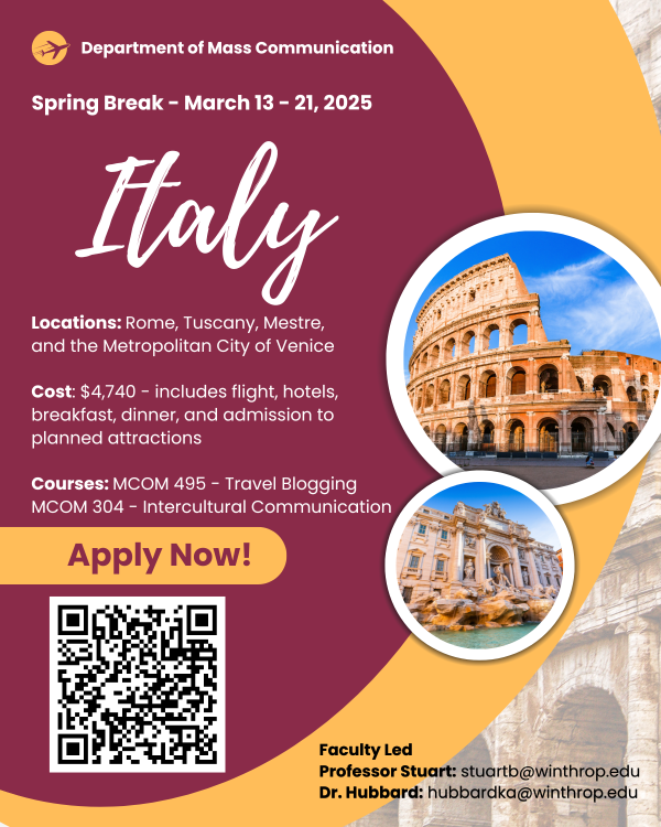 Study Abroad Italy Flyer