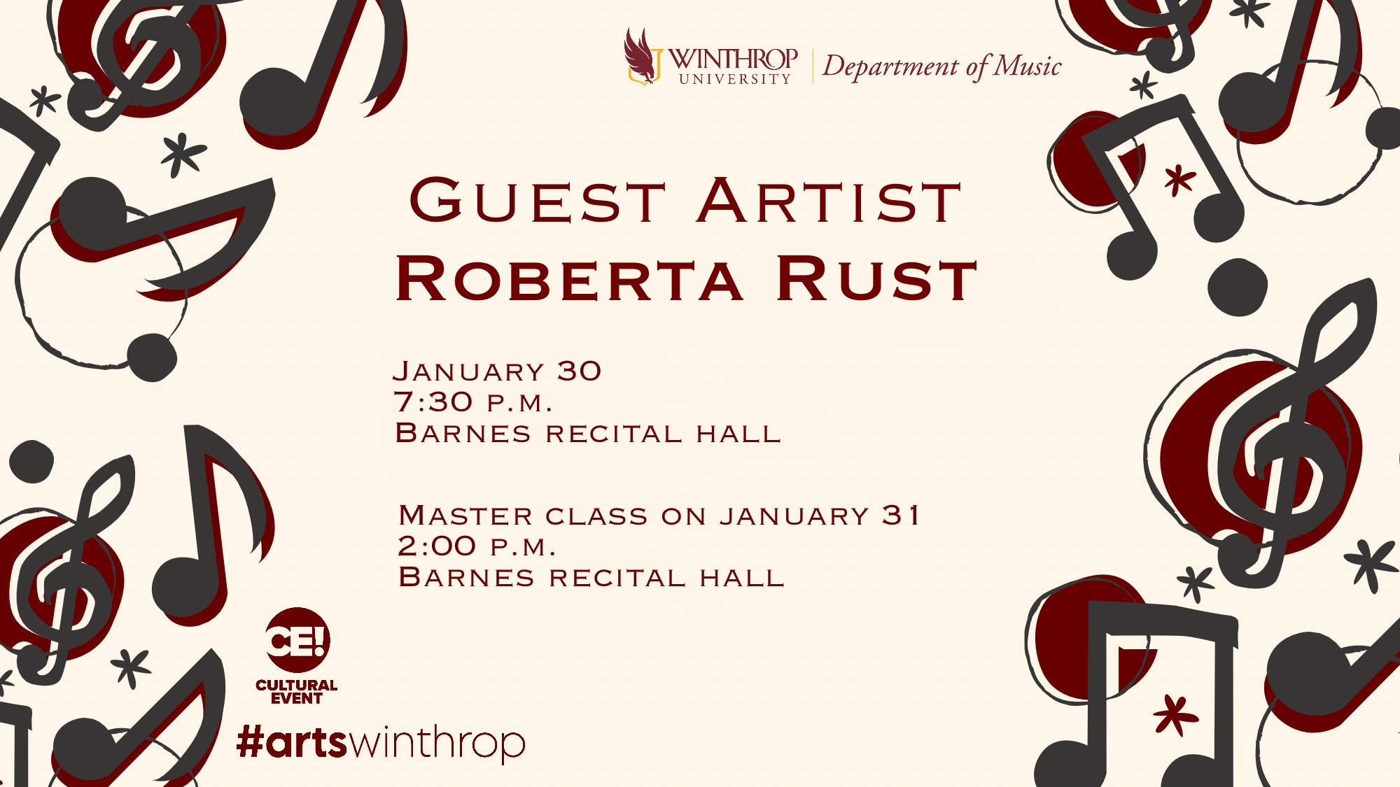 Guest Artist Roberta Rust graphic