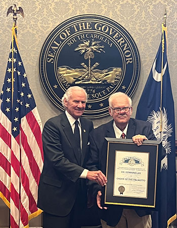 Governor Henry McMaster and Edward Lee