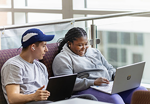 Students on Laptop